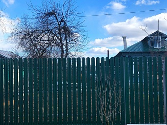 Забор из евроштакетника 116 метров